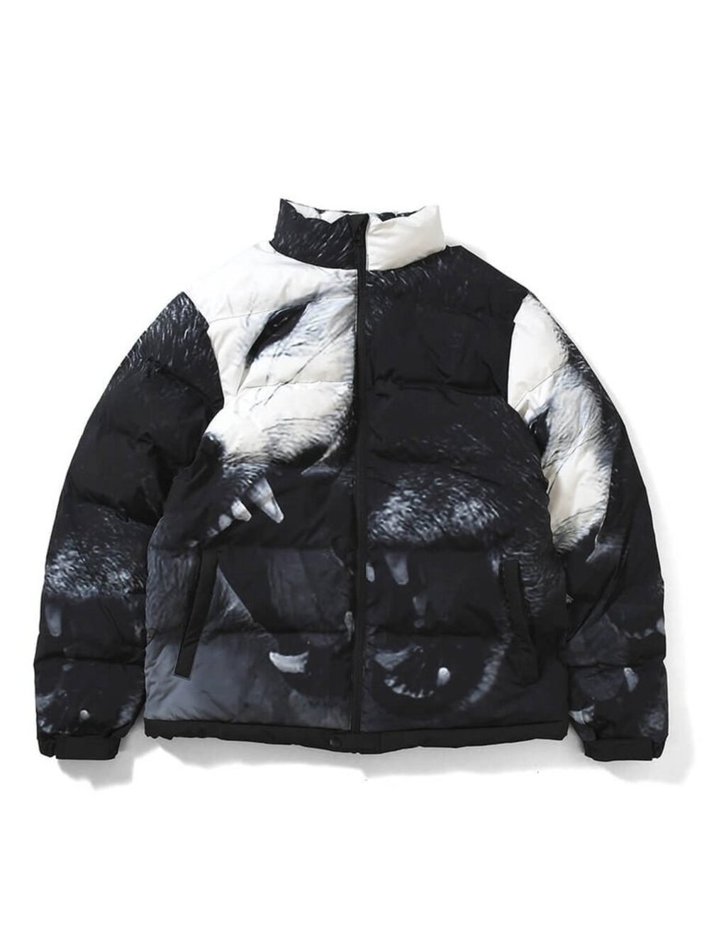 Saints And Sinners Wolf Puffer Jacket